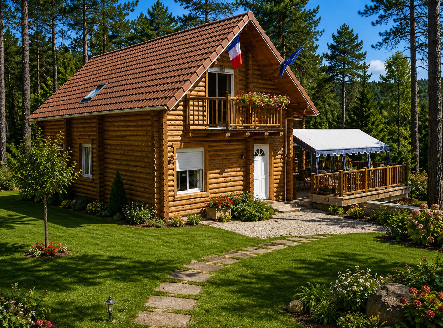 Maison en fuste